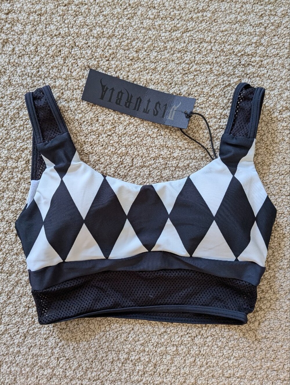 Disturbia Ragdoll Mesh Bikini Top